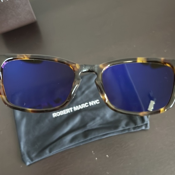 ROBERT MARC NYC Sunglasses Mens 5048 Matte Tortoise NEW - Picture 7 of 9